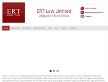 Tablet Screenshot of ert-law.co.uk